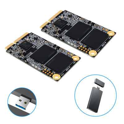 Bezgłosny przenośny komercyjny dysk twardy SSD MSATA 64GB do 2Tb Szybki transfer danych