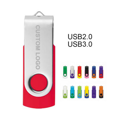 64g 32g 16g8g USB Flash Memory Disk 360 stopni Rotating Flash Drive Logo przedsiębiorstwa